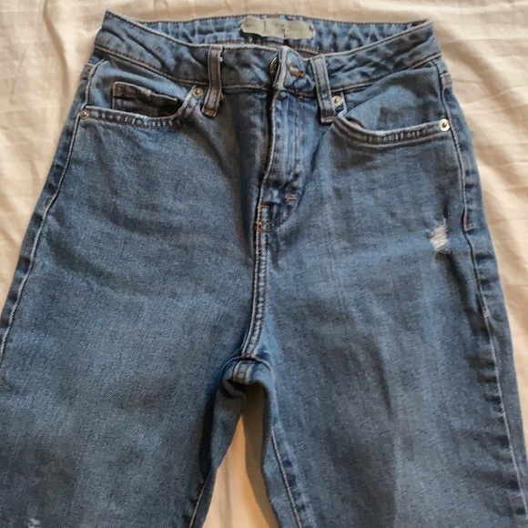 Top Shop - Dree Crop Denim - worn a few times - Picture 7 of 10